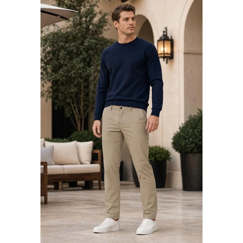 Banana Republic Pants Men's 40x29 Khaki Tan Slim Straight Stretch Chino